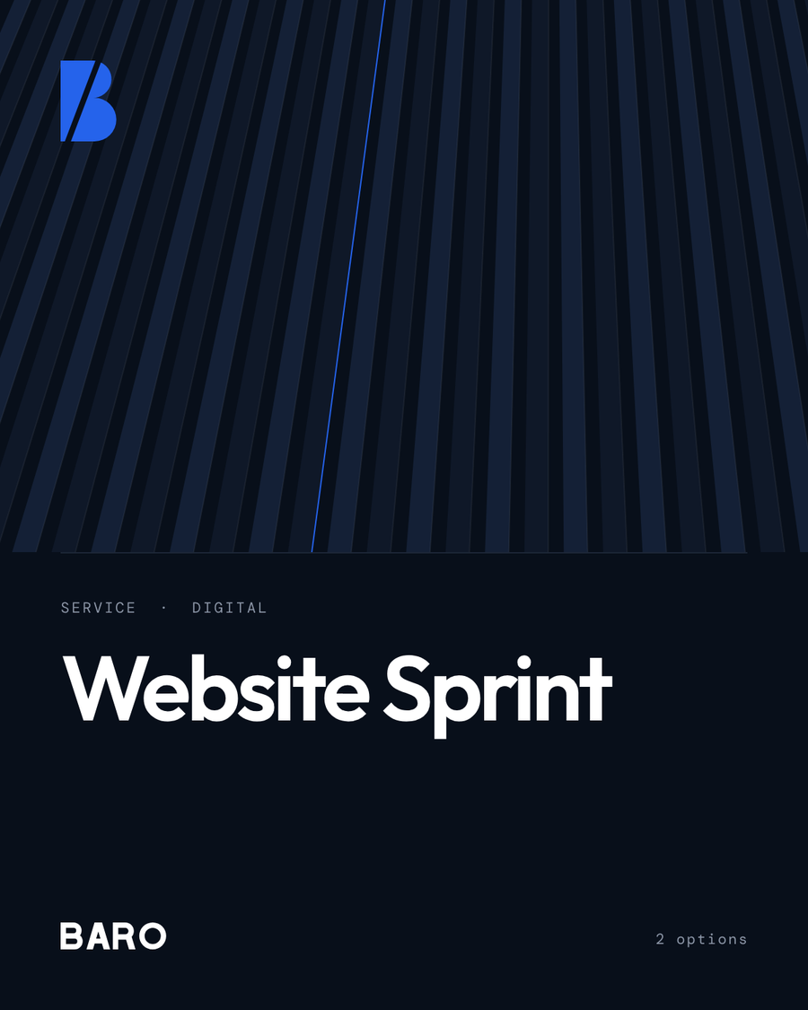 Website Sprint